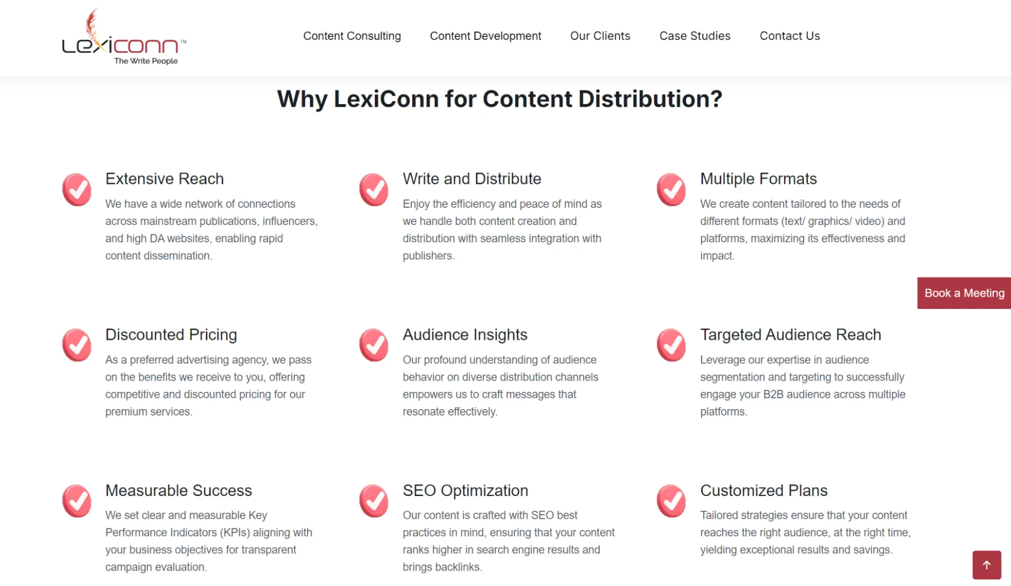 Website copy