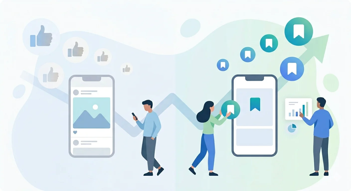 The Death of the Like, the Rise of the Save: LinkedIn's New Metric Hierarchy