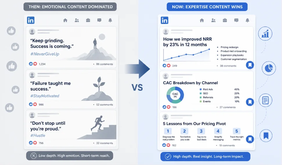 Why Your Motivational LinkedIn Posts are Dying in 2026 (and What to Write Instead)